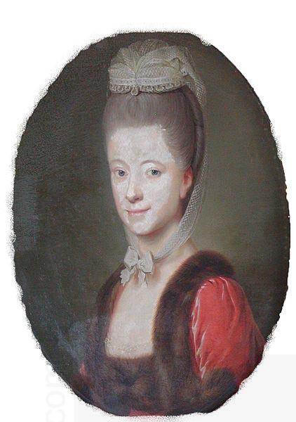 Jens Juel Portrait of Agnete Marie Hielmstierne (1753-1838), wife of Marcus Gerhard Rosen Crone China oil painting art